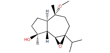 6b,7b-Epoxy-10a-methoxyguaian-4b-ol