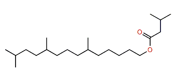 6,10,13-Trimethyltetradecyl 3-methylbutanoate