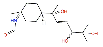 7,10,11-Trihydroxy-8-en-3-formamidotheonellin