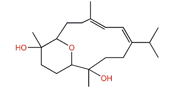 7,11-Epoxy-1,3-cembradien-8,12-diol