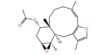 7,18-11,12-Diepoxy-4-deoxy-5,7,17-briaratriene-14-acetate