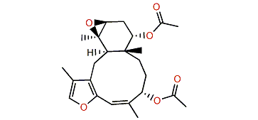 7,18-11,12-Diepoxy-5,7,17-briaratriene-4,14-diacetate