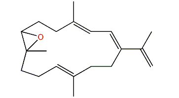 (E,E,E)-7,8-Epoxy-1-isopropenyl-4,8,12-trimethylcyclotetradeca-1,3,11-triene
