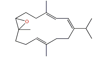 (E,E,E)-7,8-Epoxy-1-isopropyl-4,8,12-trimethylcyclotetradeca-1,3,11-triene