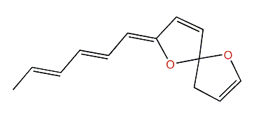 7-(2,4)-Hexadiynylidene-1,6-dioxaspiro[4,4]nona-2,8-diene