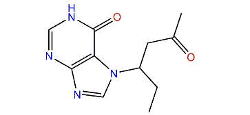 7-(5-Oxohexan-3-yl)-1H-purin-6(7H)-one