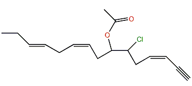 (3Z,9Z,12E)-7-Acetoxy-6-chloropentadeca-3,9,12-trien-1-yne