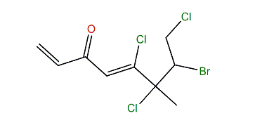 (Z)-7-Bromo-5,6,8-trichloro-6-methyl-1,4-octadien-3-one