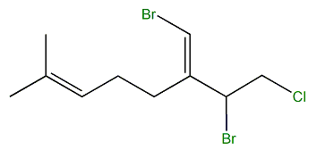 (E)-7-Bromo-6-(bromomethylene)-8-chloro-2-methyl-2-octene