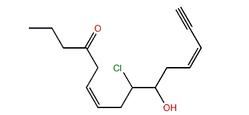 (3Z,9Z)-7-Chloro-6-hydroxy-12-oxo-pentadeca-3,9-dien-1-yne