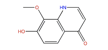 7-Hydroxy-8-methoxy-4(1H)-quinolone
