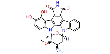 7-Oxo-8,9-dihydroxy-4'-N-demethylstaurosporine
