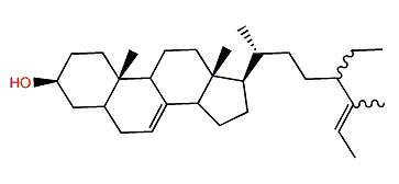 (24xi,25xi)-24-Ethyl-26-methylcholesta-7,25-dien-3b-ol