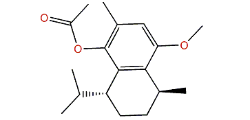 (7R,10S)-2-Methoxy-5-acetoxycalamenene