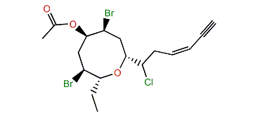 (3Z,7R,9S,10R,12S,13R)-10-Acetoxy-6-chloro-9,12-dibromo-lauthisa-3-en-1-yne