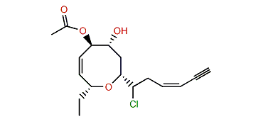 (3Z,7R,9R,10R,13R)-10-Acetoxy-9-hydroxy-6-chlorolauthisa-3,11-dien-1-yne