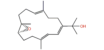 (7R,8S)-7,8-Epoxy-1,3,11-cembratrien-15-ol