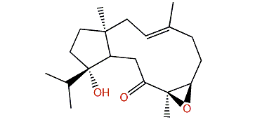(3E,7S,8S)-7,8-Epoxy-12-hydroxydolabella-3-en-9-one