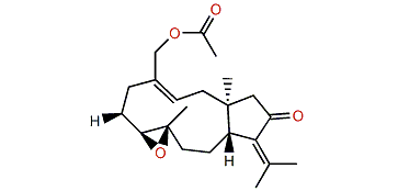 (3Z,7S,8S)-7,8-Epoxy-16-acetoxy-3,12(18)-dolabelladien-13-one