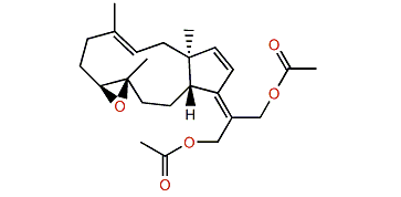 (3E,7S,8S)-7,8-Epoxy-19,20-diacetoxy-3,12(18),13-dolabellatriene