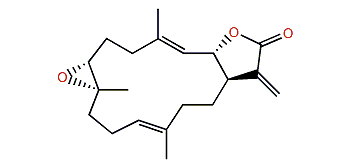 (S,S)-7,8-Epoxy-3,11,15(17)-cembratrien-16,2-olide