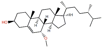 7a-Methoxyergosta-5-en-3b-ol
