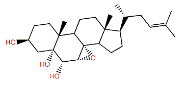 7a,8a-Epoxy-24-norcholest-23(25)-en-3b,5a,6a-triol