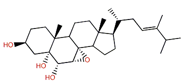 7a,8a-Epoxy-24-methylcholest-22-en-3b,5a,6a-triol