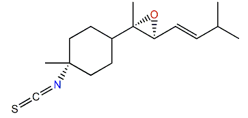 7a,8a-Epoxy-3-isothiocyanatotheonellin