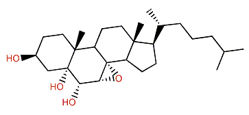 7a,8a-Epoxycholestane-3b,5a,6a-triol