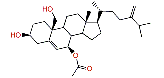 7b-Acetoxy-24-methylcholesta-5-24(28)-dien-3,19-diol