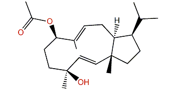 (E,E)-7b-Acetoxy-2,8-dolabelladien-4b-ol