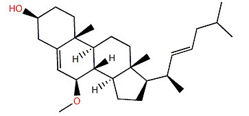 (22E)-7b-Methoxycholesta-5,22-dien-3b-ol