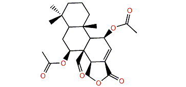 7b,11b-Diacetoxy-16-oxo-12-spongien-17-al