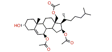7b,15b,18-Triacetoxycholest-5-en-3a-ol