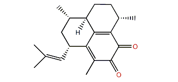 8(13),11,14-Amphilectatriene-9,10-dione