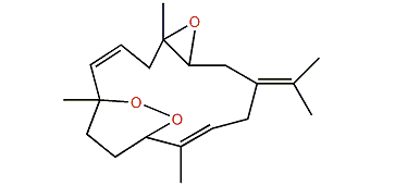 8,11-Epidioxy-3,4-epoxy-1(15),6,12-cembratriene