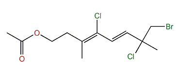 (Z,E)-8-Bromo-4,7-dichloro-3,7-dimethyl-3,5-octadienyl acetate
