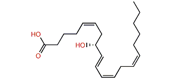 (5Z,8R,9E,11Z,14Z)-8-Hydroxy-5,9,11,14-eicosatetraenoic acid