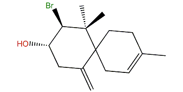 (1Z,8R,9R)-8-Bromochamigra-1,11(12)-dien-9-ol