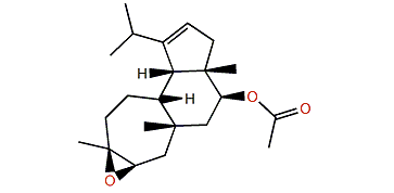 8a-Acetoxy-12a,13a-epoxy-2-cyathene