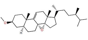 (24R)-8a,14a-Epoxy-24-methyl-3b-methoxycholest-9(11)-ene