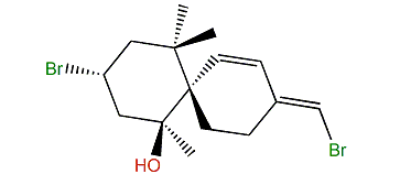 9,15-Dibromo-1,3(15)-chamigradiene-7-ol