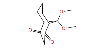 9,9-Dimethoxybicyclo[3.3.1]nonane-2,4-dione