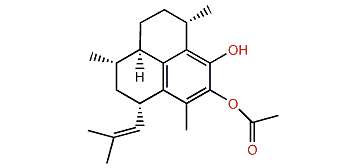 9-Acetoxy-10-hydroxy-amphilecta-8,10,12,14-tetraene