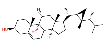 Gorgost-5-en-3b,9a-diol