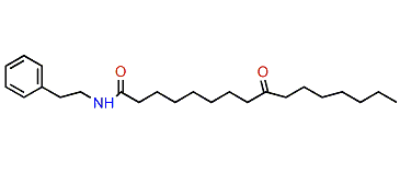 N-[2-Phenylethyl]-9-oxohexadecacarboxamide