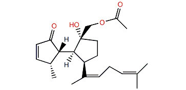 (4R,9S,Z13)-12-Acetoxy-4-hydroxy-4,10-seco-2,13(15),17-spatatrien-10-one