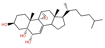 9a,11a-Epoxycholest-7-en-3b,5a,6a-triol