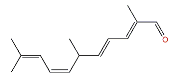 (2E,4E,7Z)-2,6,10-Trimethylundeca-2,4,7,9-tetraenal